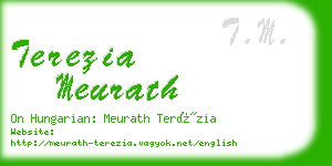 terezia meurath business card